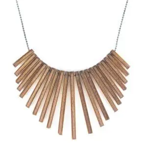 laser cut wooden necklace / necklace - Laser cut wooden necklace / necklace