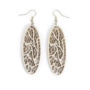 Boucles d'Oreilles Ovale Bio