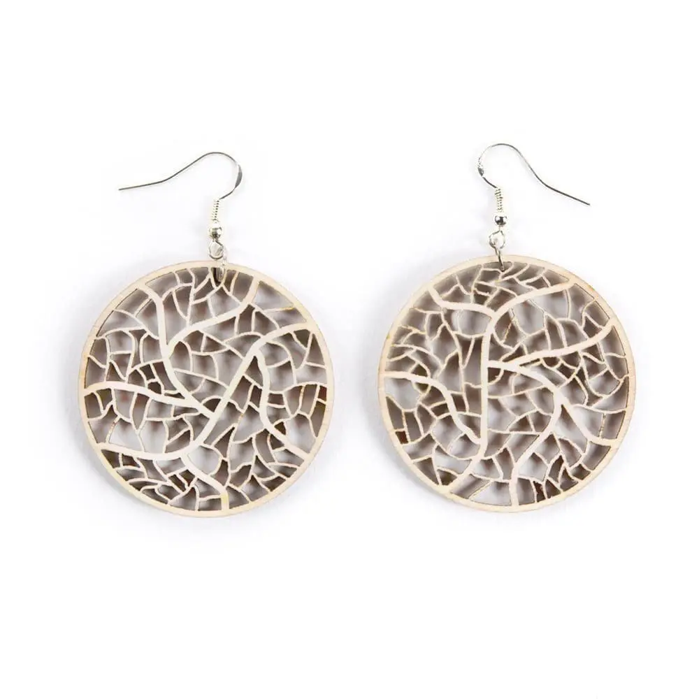 Boucles d'Oreilles Bio Rondes