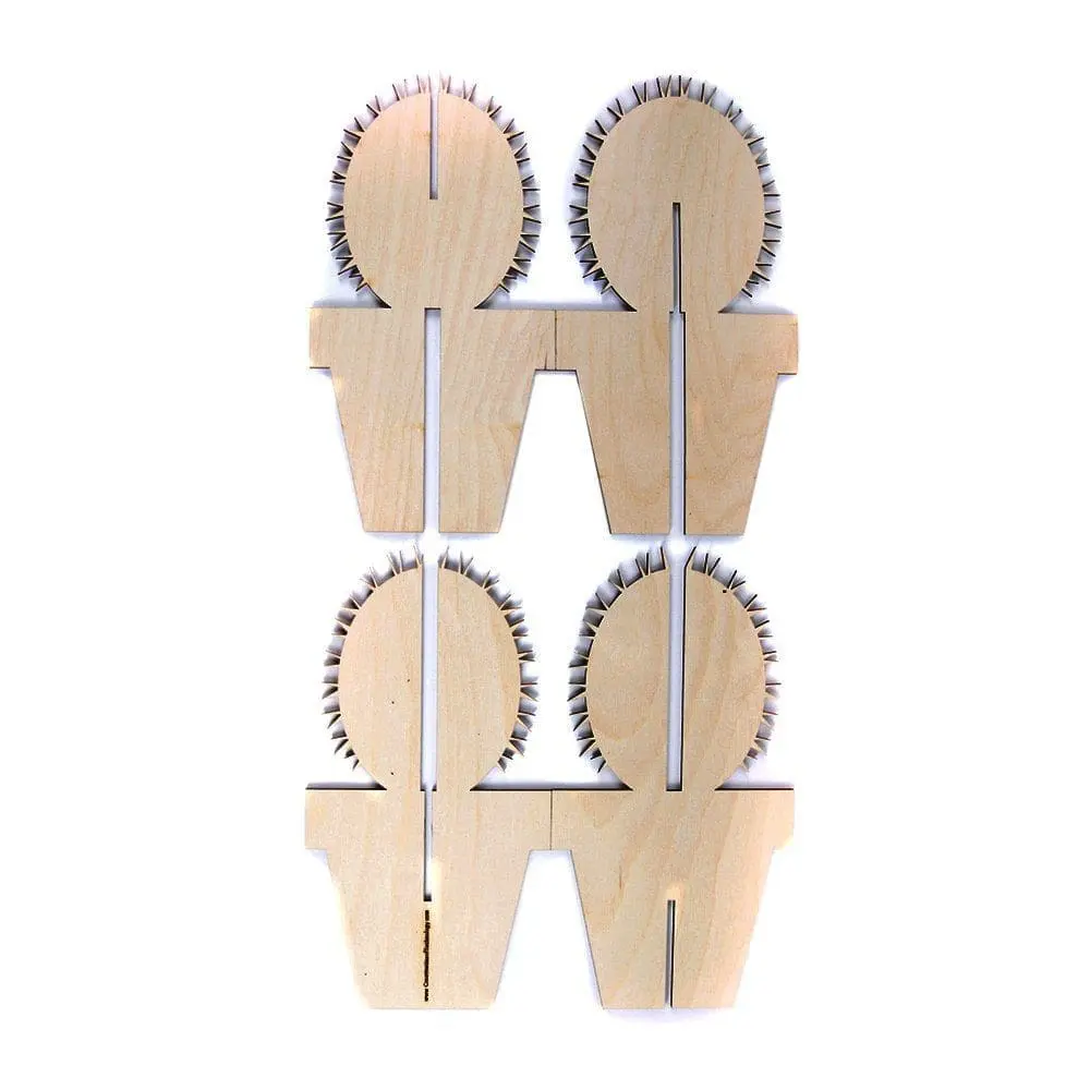 lasergesneden houten cactus / bloemen - laser cut wooden cactus / flowers