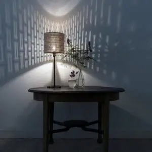 Houten lasergesneden lamp - laser cut wooden lamp