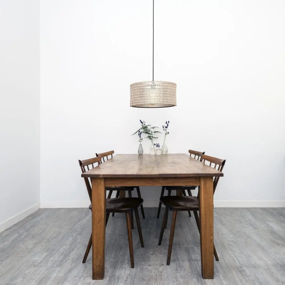 laser cut wooden lamp