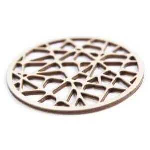 houten onderzetters - laser cut coasters