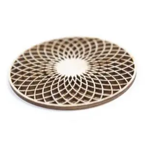 wooden laser cut coasters - laser cut coasters