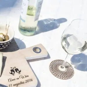 sous-verres en bois découpés au laser - sous-verres découpés au laser