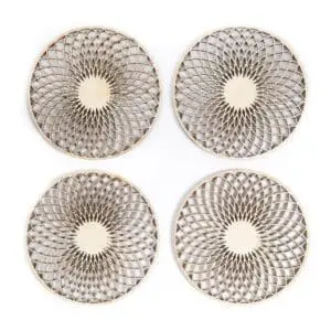 wooden laser cut coasters - laser cut coasters