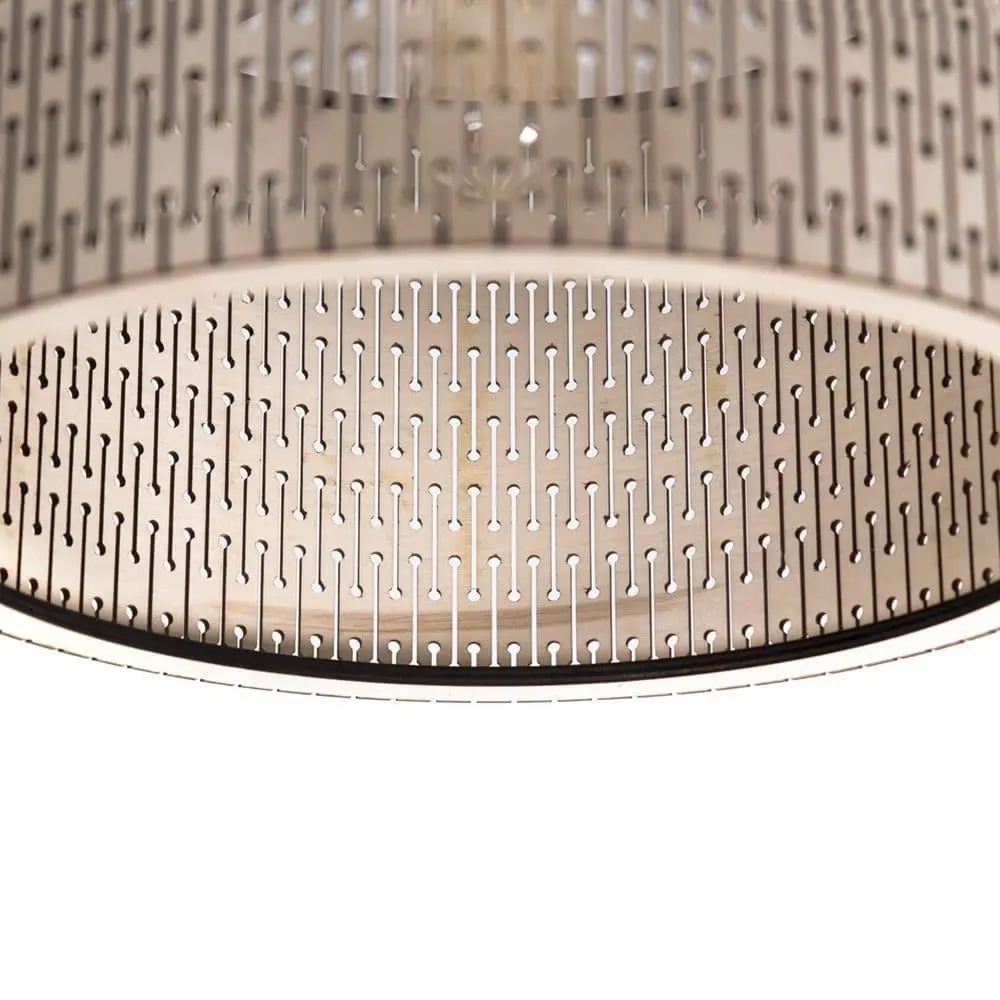 laser cut wooden lamp