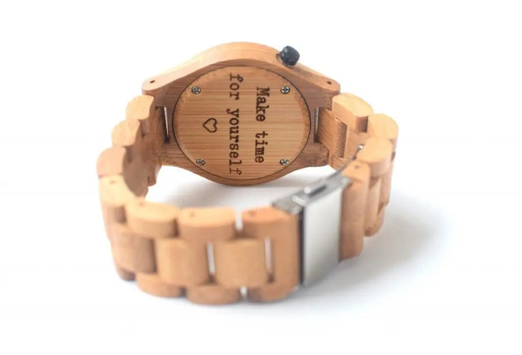 Wooden watch with personal engraving - Image 2