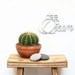 Wanddecoratie laser gesneden quote / tekst