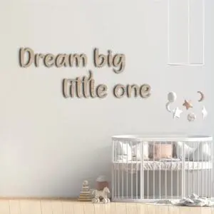 Houten letters - wandtekst - decoratie kinderkamer