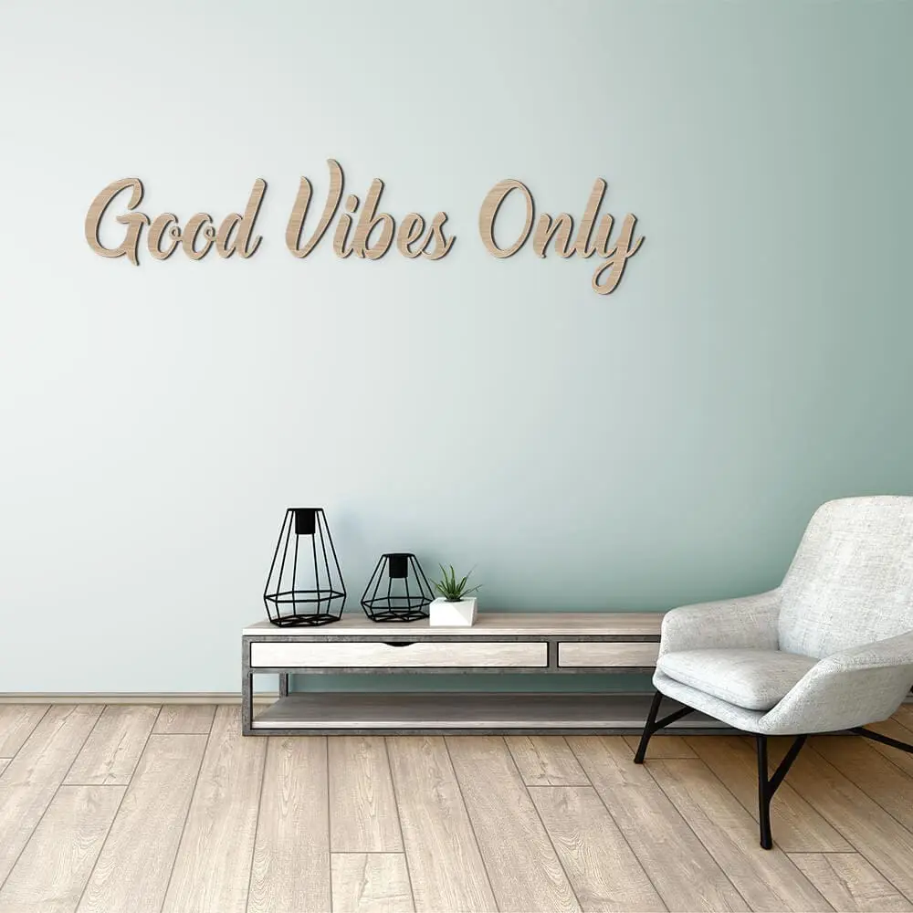 Lettres murales - Texte en bois - Lettre en bois - Lettres de signe