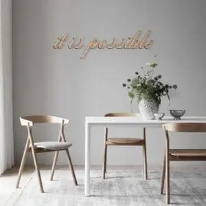 Muurletters - Houten tekst - houten letter - sign letters