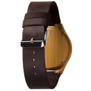 houten horloge van bamboe