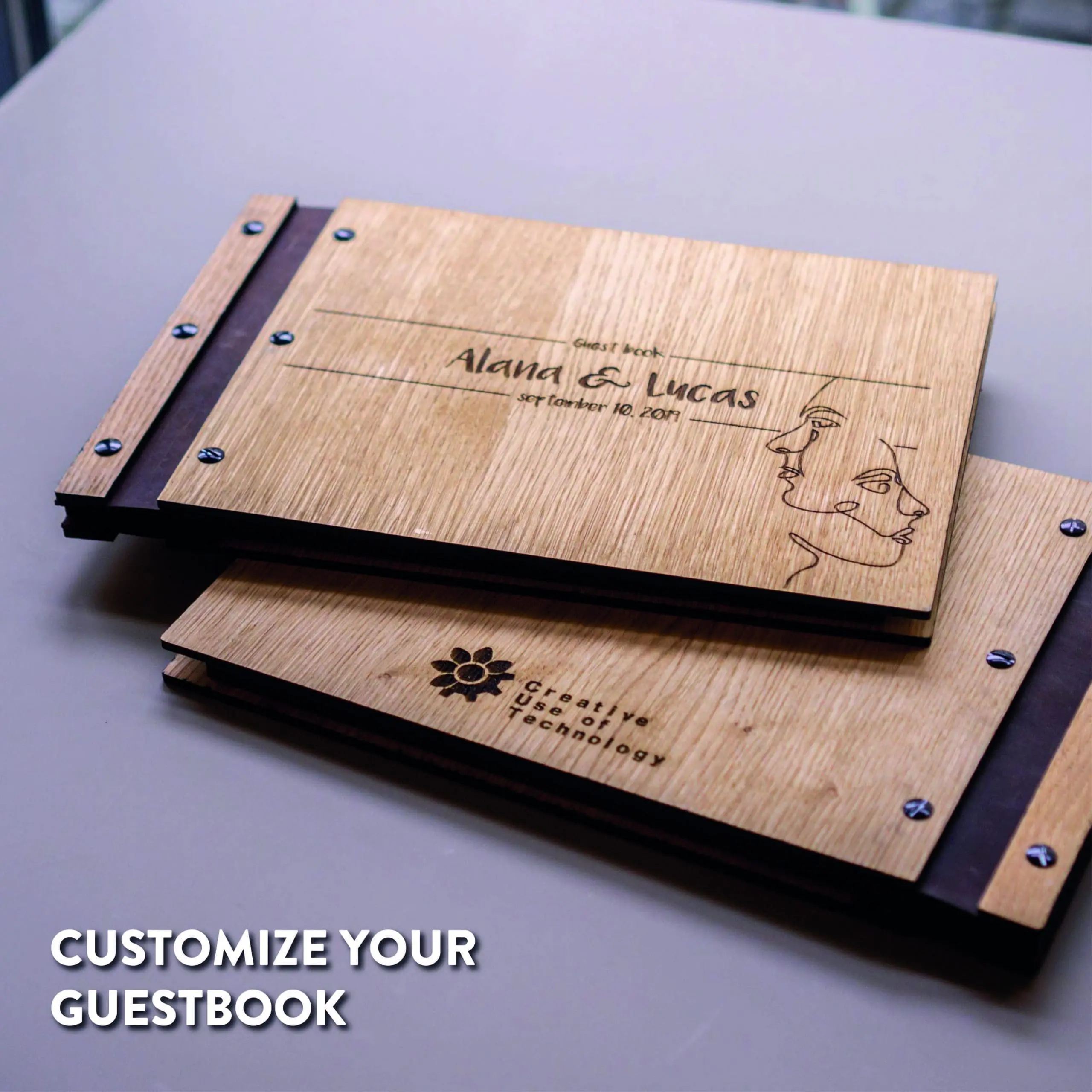 Guestbook wedding with own design