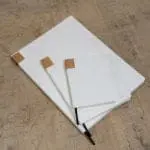 Leren notitieboekje navulling