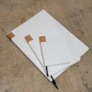 Leren notitieboekje navulling