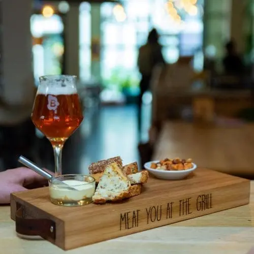 houten hakblok snijplank graveren