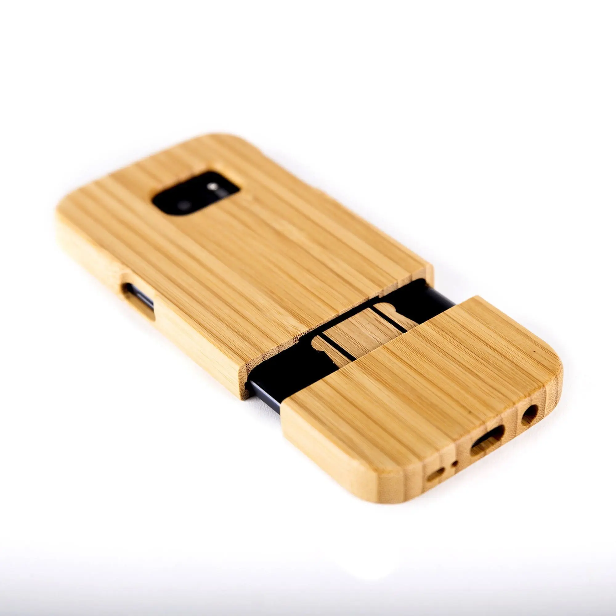 Samsung S7 hoesje - houten case - houten telefoonhoes