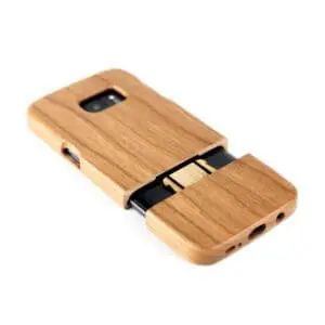 Samsung S7 hoesje - houten case - houten telefoonhoes