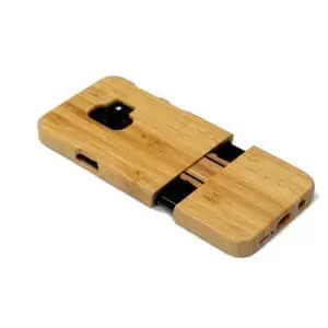 Samsung S9 hoesje - houten case - houten telefoonhoes