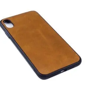 Iphone XS MAX hoesje - leren case - leren telefoonhoes