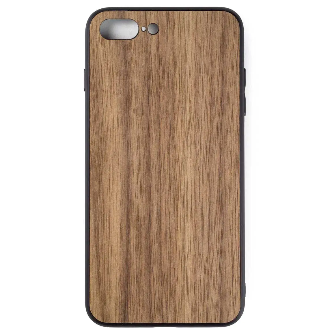 iphone 7 en 8 PLUS hoesje - bumper case - houten telefoonhoes