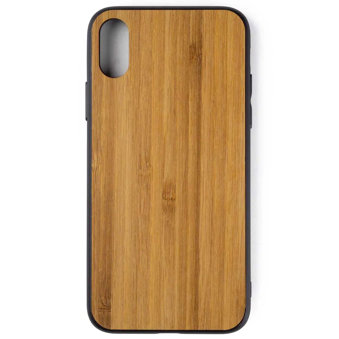 Coque en bois pour téléphone iPhone X - Coque bumper – Image 3