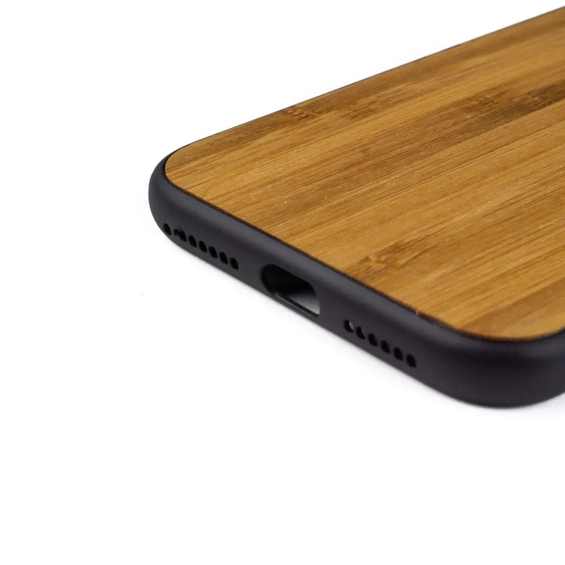 Coque en bois pour téléphone iPhone X - Coque bumper – Image 4