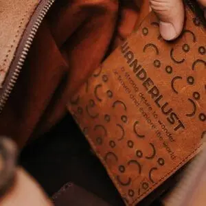 gepersonaliseerde paspoorthoes met initialen