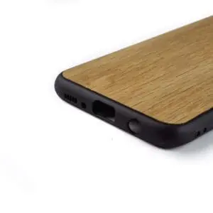 Samsung S8 hoesje - bumper case - houten telefoonhoes