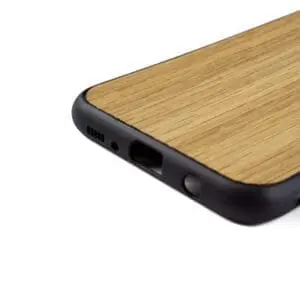 Samsung S8 PLUS hoesje - bumper case - houten telefoonhoes