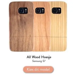 Samsung S7 houten hoesje
