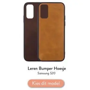 Samsung S20 bumper hoesje
