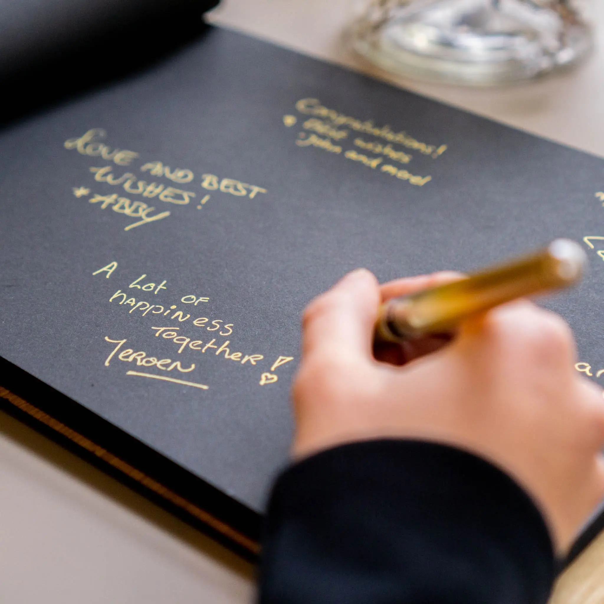 Gastenboek personaliseren