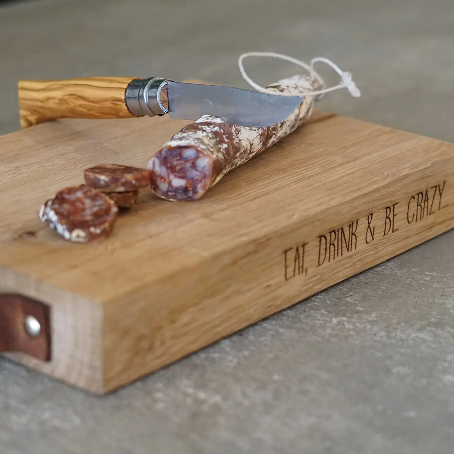 Houten hakblok met eigen tekst - Afbeelding 8