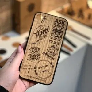Coques Samsung en bois pour téléphone