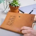 Leren notitieboekje - hervulbaar - Graveer je eigen ontwerp (10)