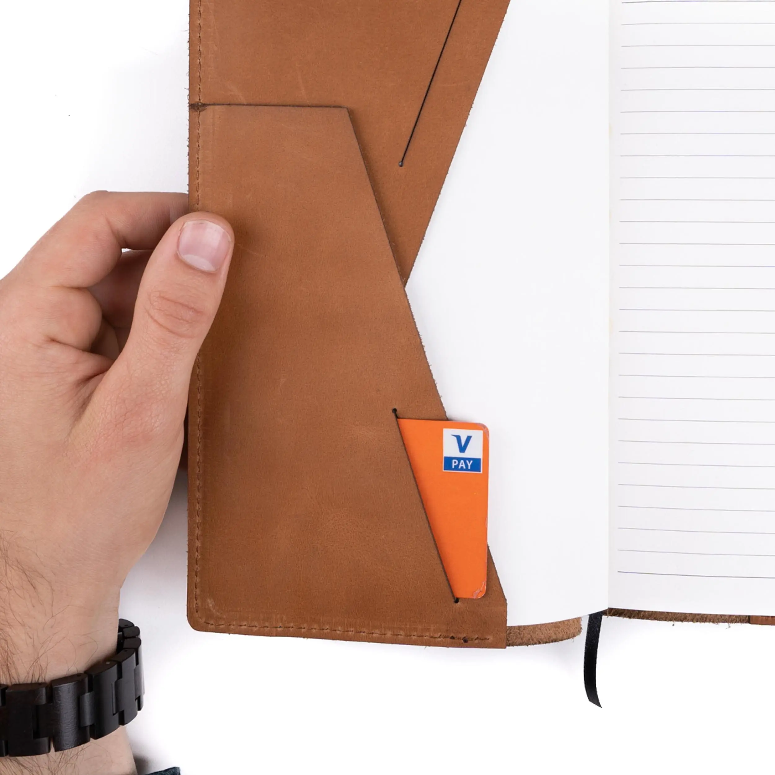 carnet en cuir rechargeable - recharge / recharge