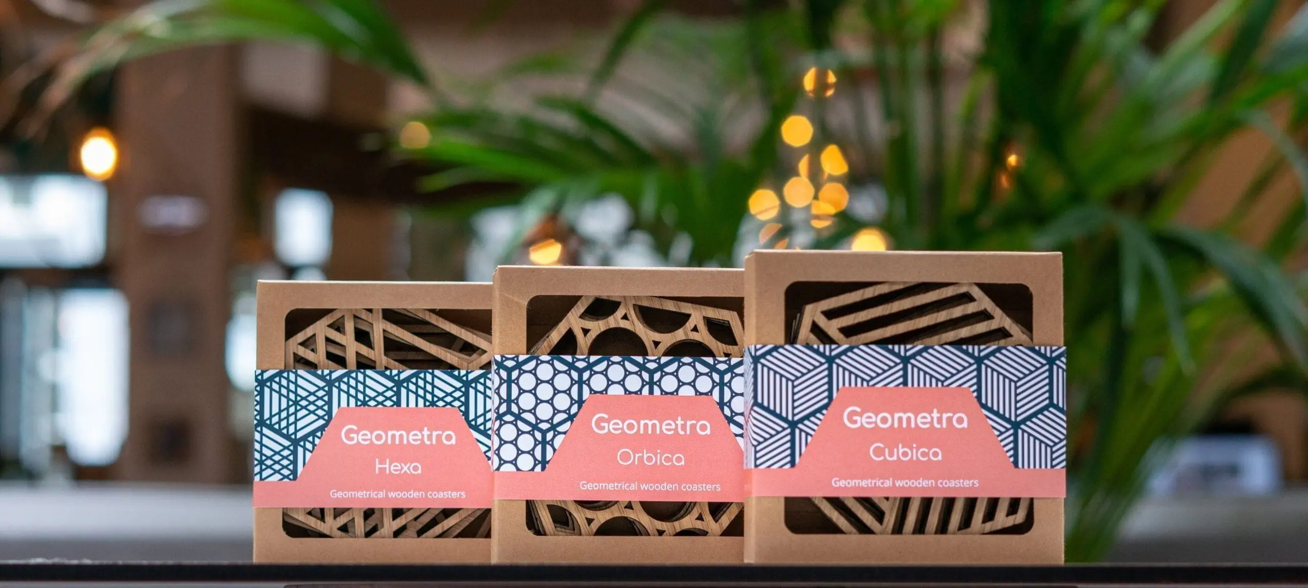 Sous-verres géométriques