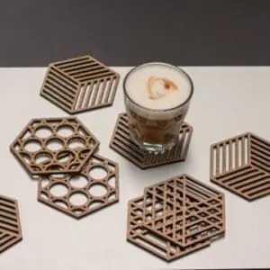 Set de sous-verres Geometra