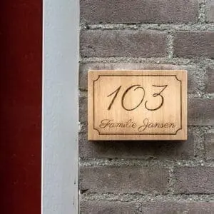 numéro de maison propre texte