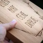 wooden nameplate engraving - wooden nameplate with text- Make your own design