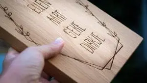 Plaque de numéro de maison en bois - Plaque de numéro de maison - Créez votre propre design