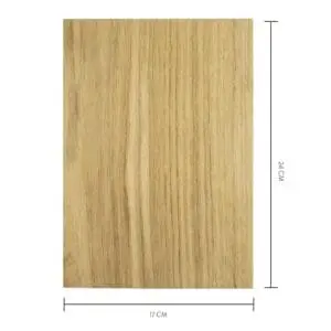 wooden house number front door