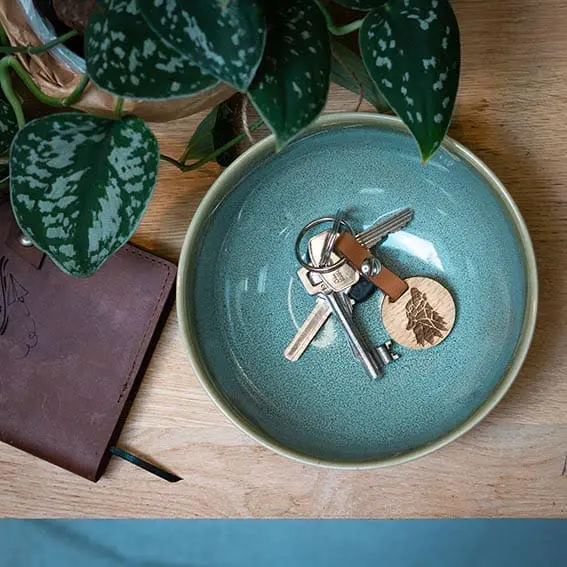 houten sleutelhanger met naam