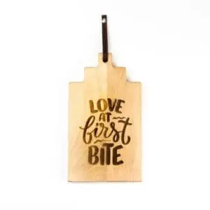 Gravure petite planche à collation