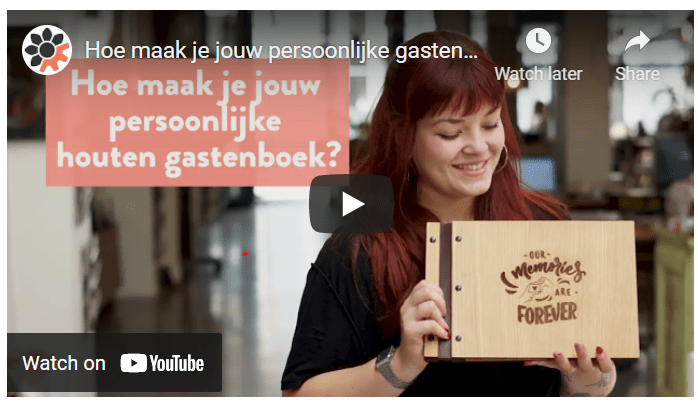 Hoe maak je jouw persoonllijke houten gastenboek