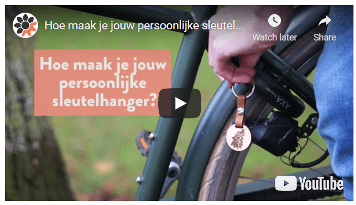 Sleutelhanger personaliseren