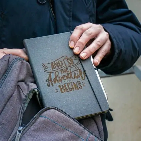 Duurzaam notitieboek - Graveer je eigen ontwerp - Afbeelding 3