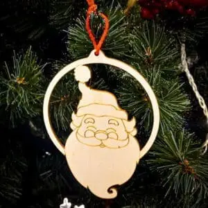 Houten kerstballen set - Creative Use of Technology